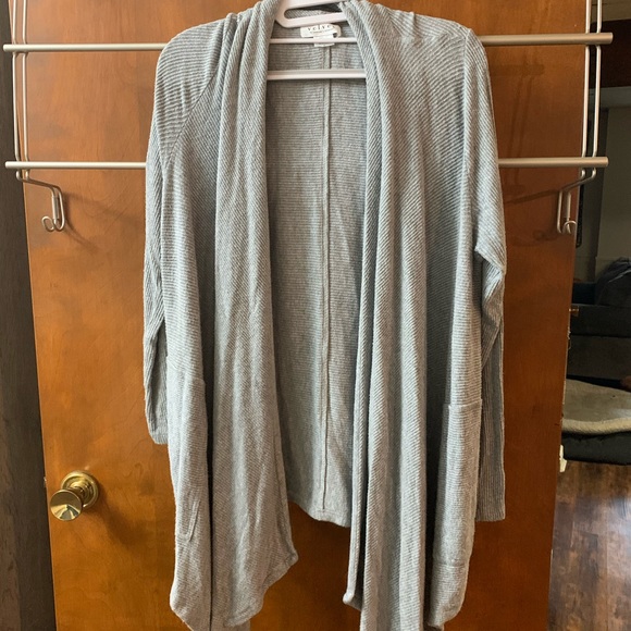Velvet by Graham and Spencer Gray Cardigan - Picture 2 of 5